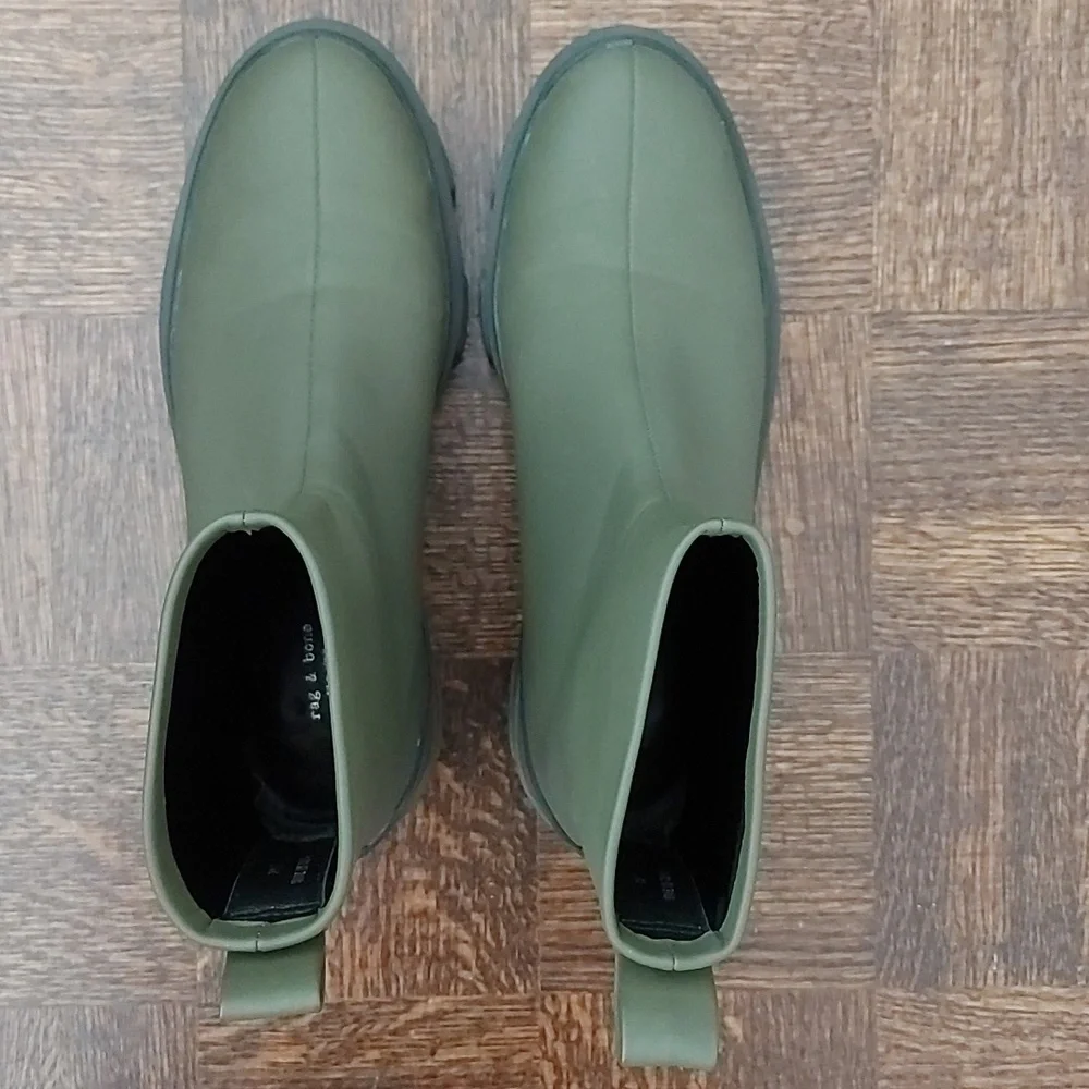 Rag and Bone shiloh sport ankle boots, olive colour - Picture 2 of 9